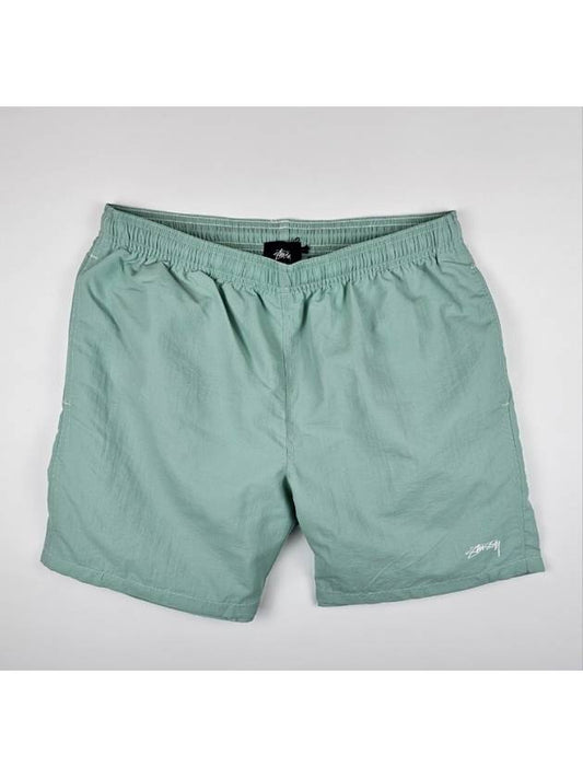 Contrast Stock Water Shorts Washed Green - STUSSY - BALAAN 2