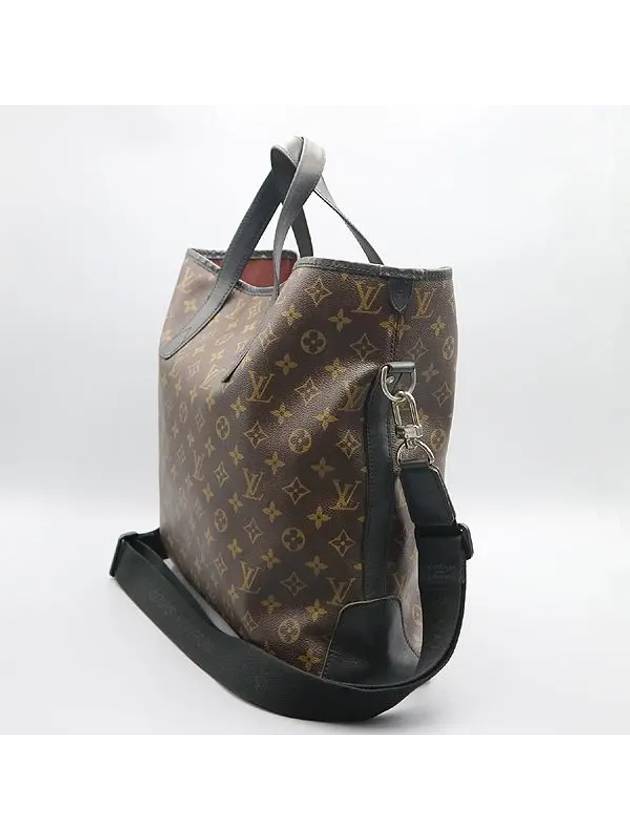 M56708 Monogram Macassar Canvas Davis Tote Bag Shoulder Strap - LOUIS VUITTON - BALAAN 3