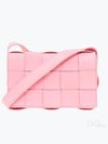 Cassette Intrecciato Small Cross Bag Pink - BOTTEGA VENETA - BALAAN 2