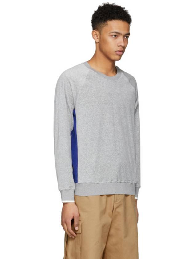 Philip Lim Gray and Blue Classic Velor Sweatshirt - 3.1 PHILLIP LIM - BALAAN 4