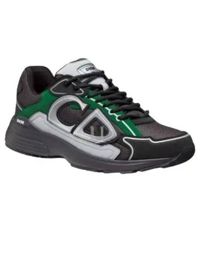 B30 Mesh Technical Fabric Low-Top Sneakers Green Black - DIOR - BALAAN 2