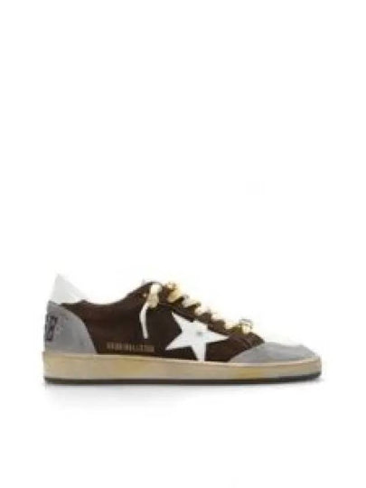 Ball Star Leather Low Top Sneakers Brown - GOLDEN GOOSE - BALAAN 2