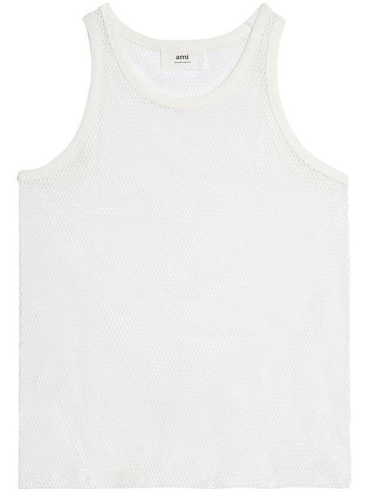 Open Work Sleeveless White - AMI - BALAAN 1