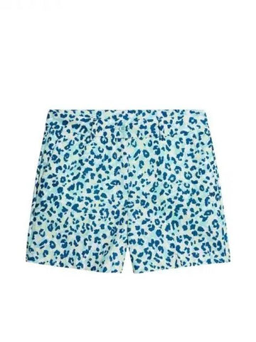 Golf Women s Gwen Print Shorts Leopard Aruba Blue GWPA09305O495 Domestic Product GR5Y24061207566 - J.LINDEBERG - BALAAN 1