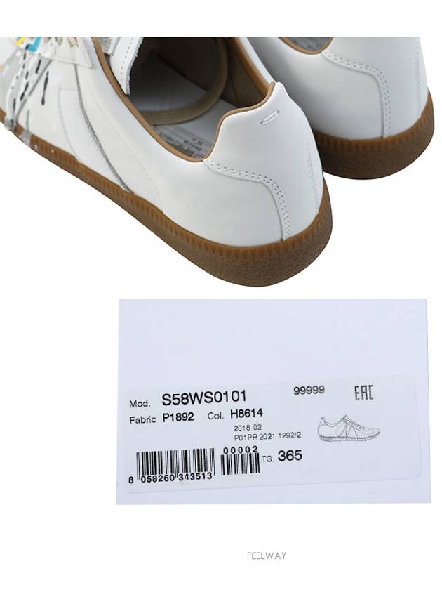 Replica Paint Drop Low Top Sneakers White - MAISON MARGIELA - BALAAN 7