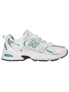 530 Low Top Sneakers Silver Green White - NEW BALANCE - BALAAN 1