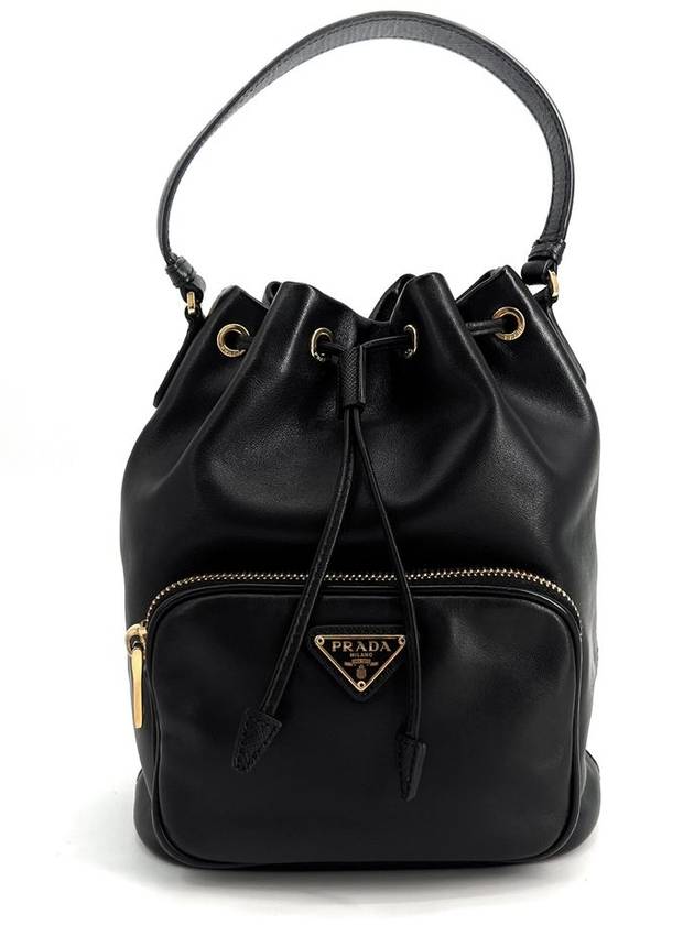 Calfskin leather bucket bag 1BH038 - PRADA - BALAAN 2