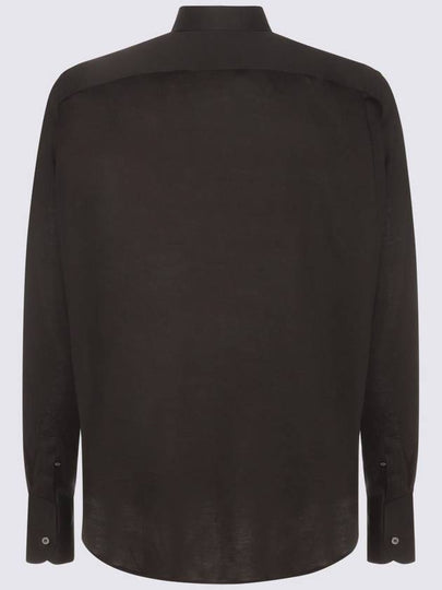 Canali Dark Grey Cotton Shirt - CANALI - BALAAN 2