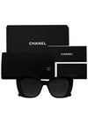 Lettering cat eye sunglasses CH5422B 1026S4 A71353 white logo - CHANEL - BALAAN 10