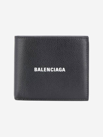 Cash Square Folded Wallet Black - BALENCIAGA - BALAAN 2