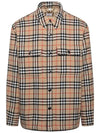 Vintage Check Wool Cotton Over Long Sleeve Shirt Archive Beige - BURBERRY - BALAAN 2