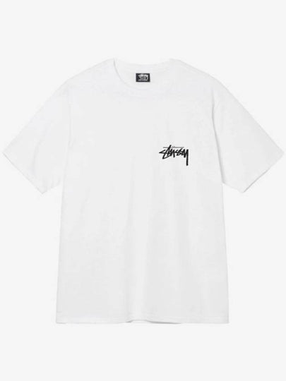 Fuzzy Dice TShirt White 1904765 L XL - STUSSY - BALAAN 2