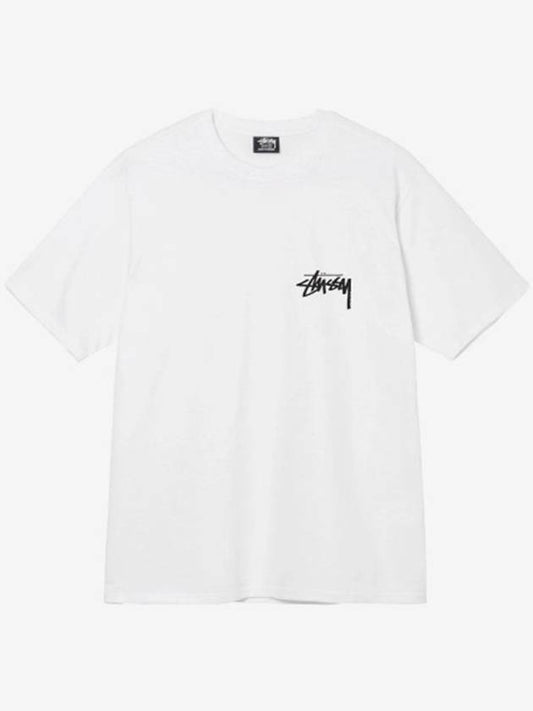 Fuzzy Dice TShirt White 1904765 S M - STUSSY - BALAAN 2