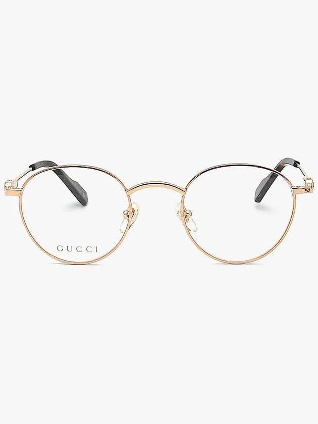 Eyewear Round Metal Eyeglasses Gold - GUCCI - BALAAN 2