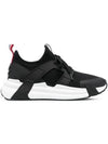 Lunarobe panel low-top sneakers black - MONCLER - BALAAN 1