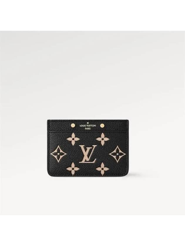 Monogram Empreinte Leather Card Wallet Black - LOUIS VUITTON - BALAAN 6