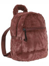 Sportswear Futura faux fur mini backpack 6L red sepia FZ1328 218 - NIKE - BALAAN 3