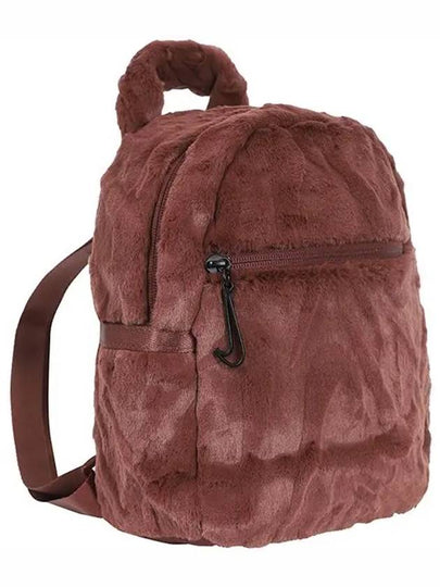 Sportswear Futura Faux Fur 6L Mini Backpack Red Sepia - NIKE - BALAAN 2