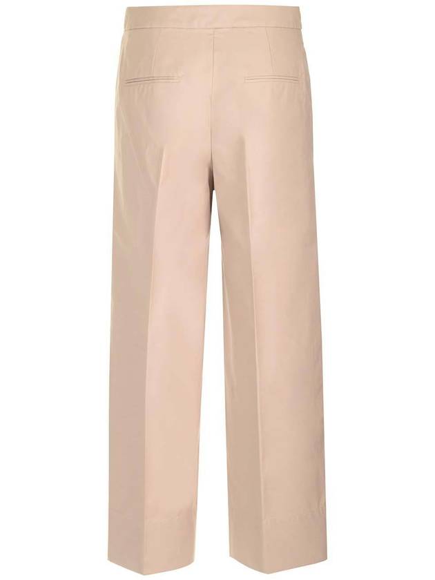 Ottavo Water Repellent Straight Pants Beige - S MAX MARA - BALAAN 3