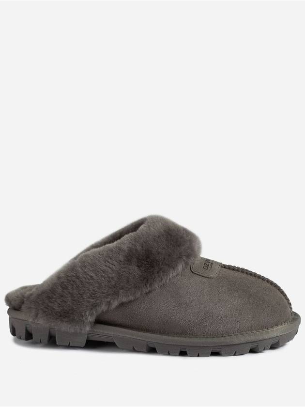 Australia Ozwear UGG Slippers Winter Natural Fur Shoes Indoor OZ114II Gray - OZWEAR UGG - BALAAN 4