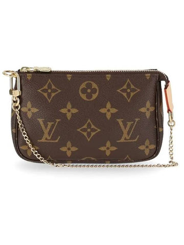 Monogram Mini Pochette Shoulder Bag Brown - LOUIS VUITTON - BALAAN 1