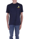 MC2 Raw Bath Surfer Snoopy Short Sleeve T Shirt Navy - MC 2 SAINT BARTH - BALAAN 3