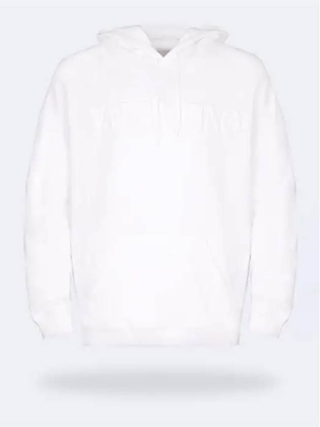logo hoodie white - VALENTINO - BALAAN.