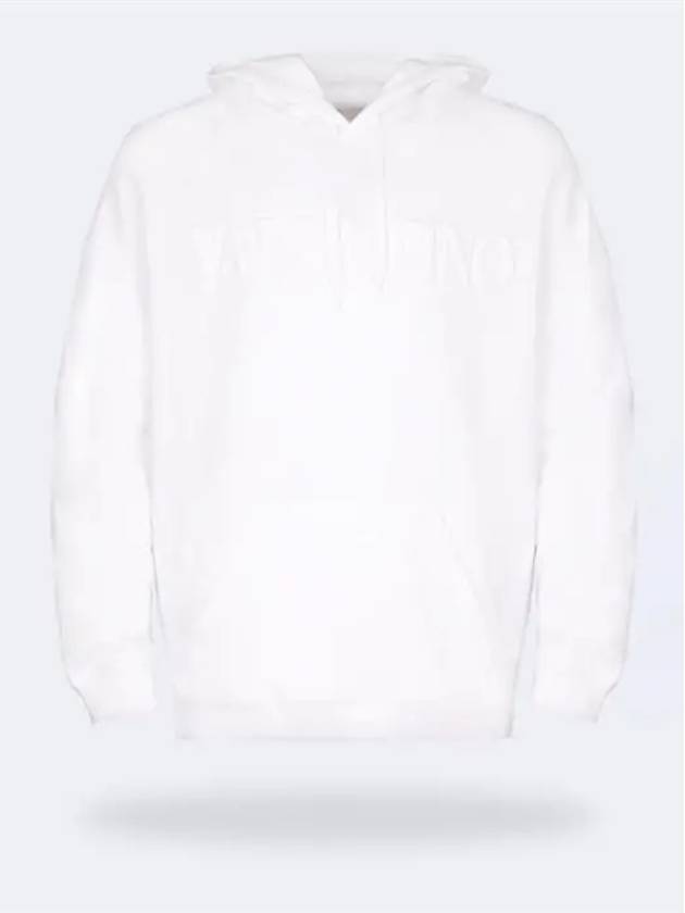 Logo Hoodie White - VALENTINO - BALAAN 2