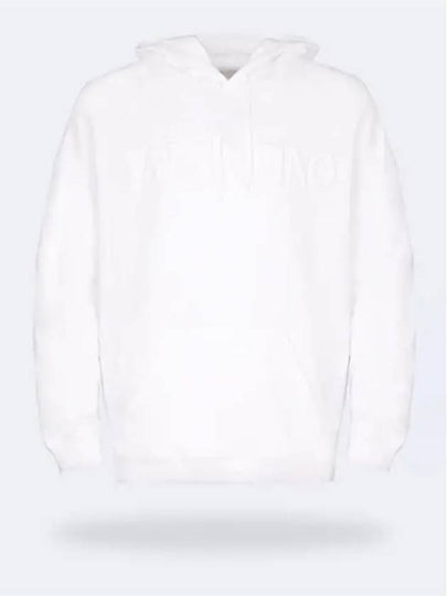 Logo Hoodie White - VALENTINO - BALAAN 2