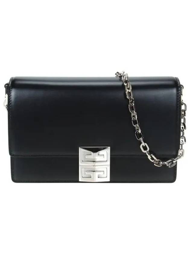 Box 4G Chain Small Leather Shoulder Bag Black - GIVENCHY - BALAAN 2