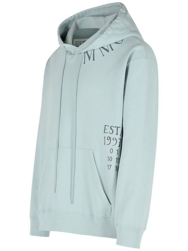 Mm6 Maison Margiela Light Blue Cotton Sweatshirt - MAISON MARGIELA - BALAAN 2