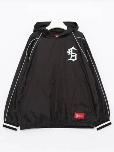 Warm up pullover hooded anorak men s jacket FW23KN99 BLACK 271365 1040110 - SUPREME - BALAAN 1