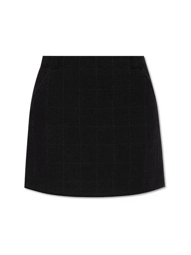 Women's Tweed A-Line Skirt Black - A.P.C. - BALAAN 2