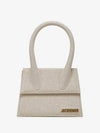 Le Chiquito Moyen Signature Tote Bag Light Greige - JACQUEMUS - BALAAN 2