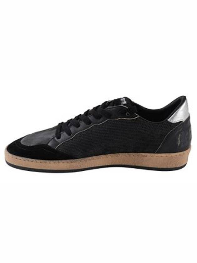 Ball Star Laminated Low Top Sneakers Black - GOLDEN GOOSE - BALAAN 3