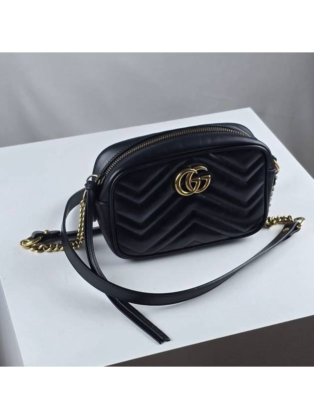 GG Marmont Matelasse Mini Crossbody Shoulder Bag 634785 - GUCCI - BALAAN 3