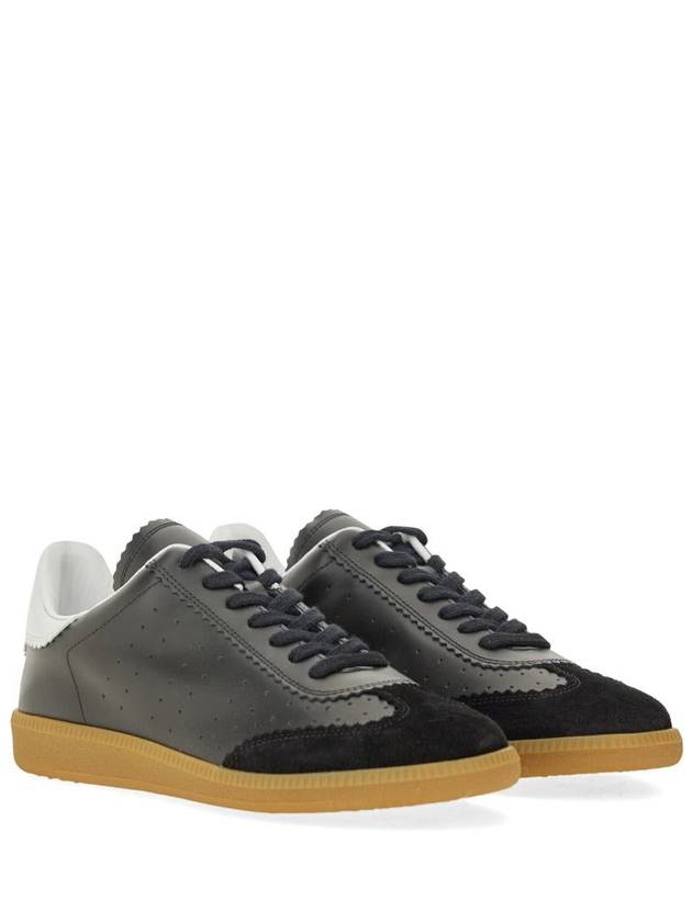 Bryce Logo Tab Low Top Sneakers Black - ISABEL MARANT - BALAAN 4