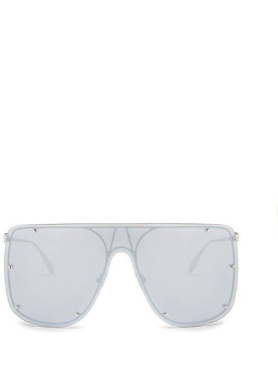 Eyewear Rimless Oversized Pilot Frame Sunglasses AM0313S007 - ALEXANDER MCQUEEN - BALAAN 2