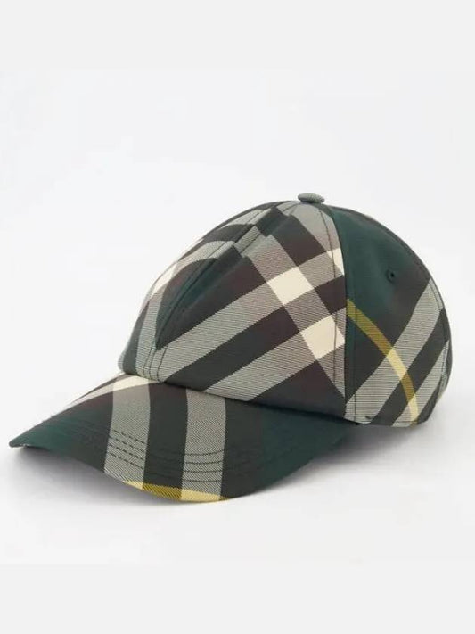 Check pattern ball cap green - BURBERRY - BALAAN 2