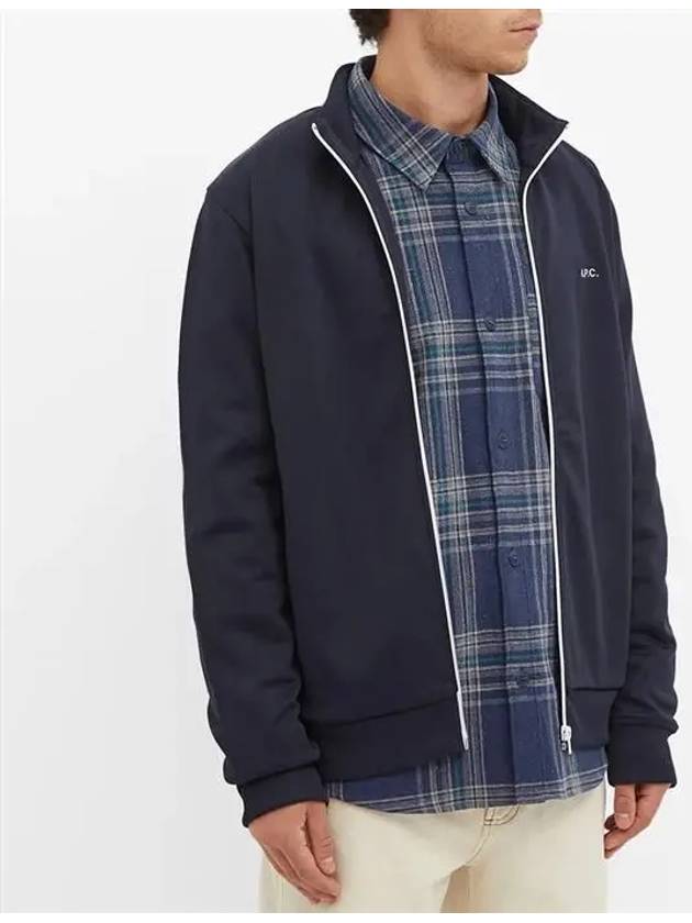 Men's Gym Track Jacket Dark Navy - A.P.C. - BALAAN 5