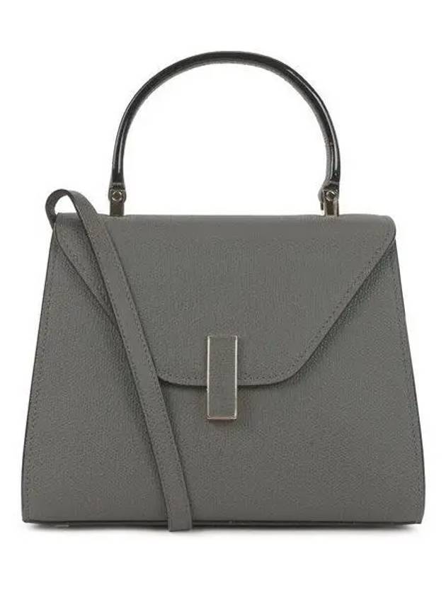 Eside Mini Hand Tote Bag Smokey Gray - VALEXTRA - BALAAN 1