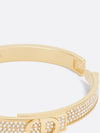 30 Montaigne Bangle Gold Finish Metal Silver Tone Cree - DIOR - BALAAN 3