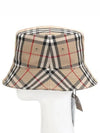 Vintage Check Technical Bucket Hat Beige - BURBERRY - BALAAN 3