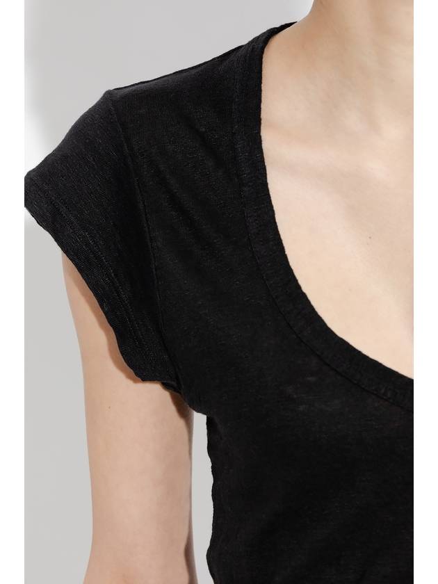 Marant Etoile ‘Zankou’ T-shirt, Women's, Black - ISABEL MARANT - BALAAN 5