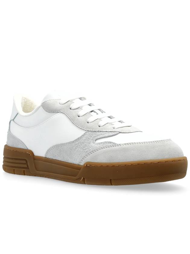 Moschino Leather Sneakers, Men's, White - MOSCHINO - BALAAN 4