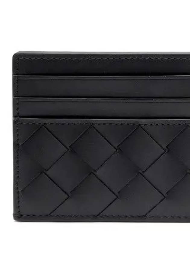 Intrecciato Card Wallet Black - BOTTEGA VENETA - BALAAN 4