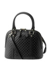 Microssima Small Dome Tote Bag Black - GUCCI - BALAAN 7