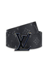 Men's Lv 3 Step 40MM Reversible Belt Black - LOUIS VUITTON - BALAAN 1