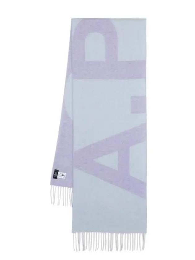 Maro Big Logo Muffler Lavender - A.P.C. - BALAAN 1