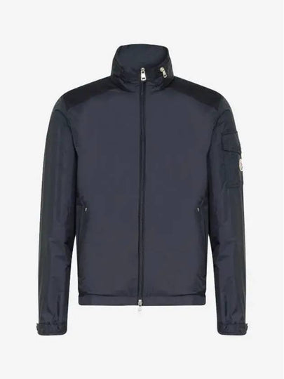 Jumeaux Logo Patch Windbreaker Navy - MONCLER - BALAAN 2